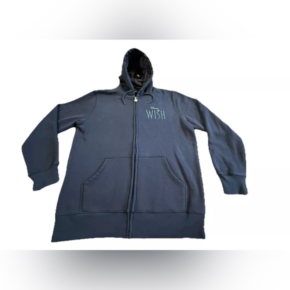 WISH DISNEY 2023 MOVIE PROMOTIONAL Star Full Zip HOODIE SWEATSHIRT XL XLARGE - Picture 1 of 5
